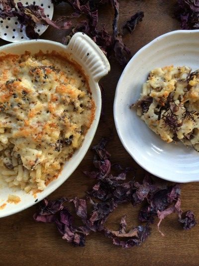 Mac & cheese with Dulse