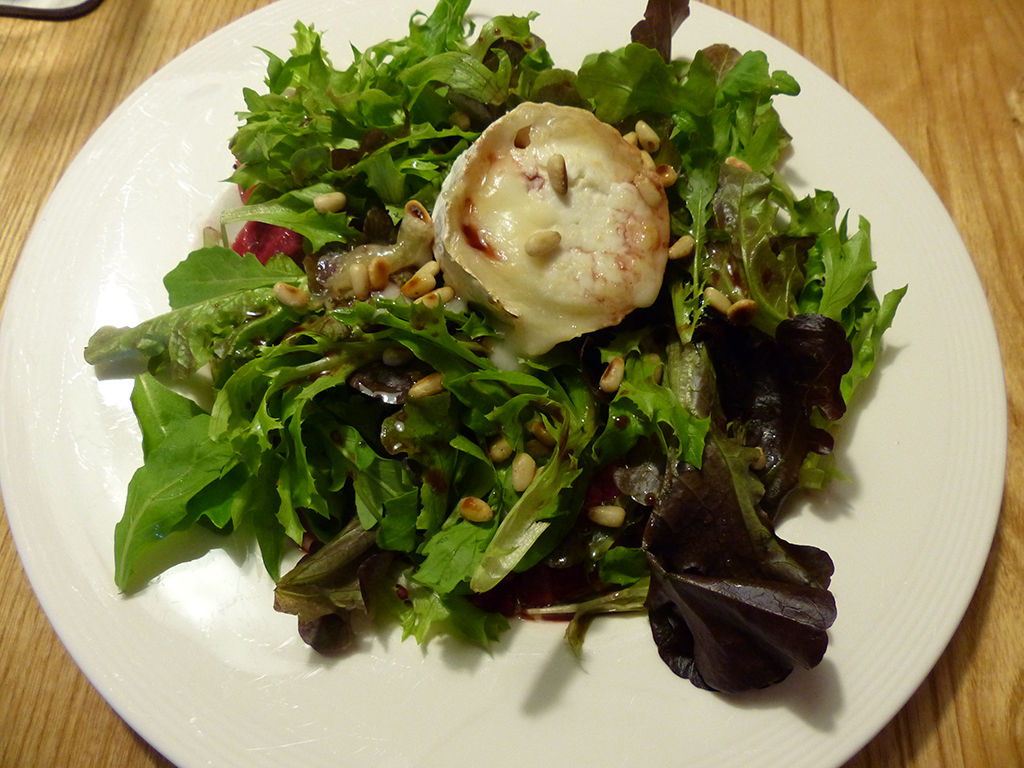 Marinated Beetroot and goat's cheese