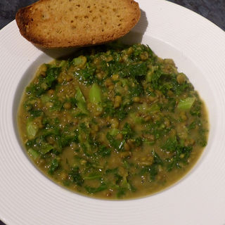 Mung Bean and Kale Soup