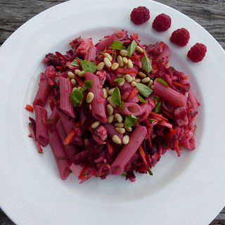 Pink summer salad