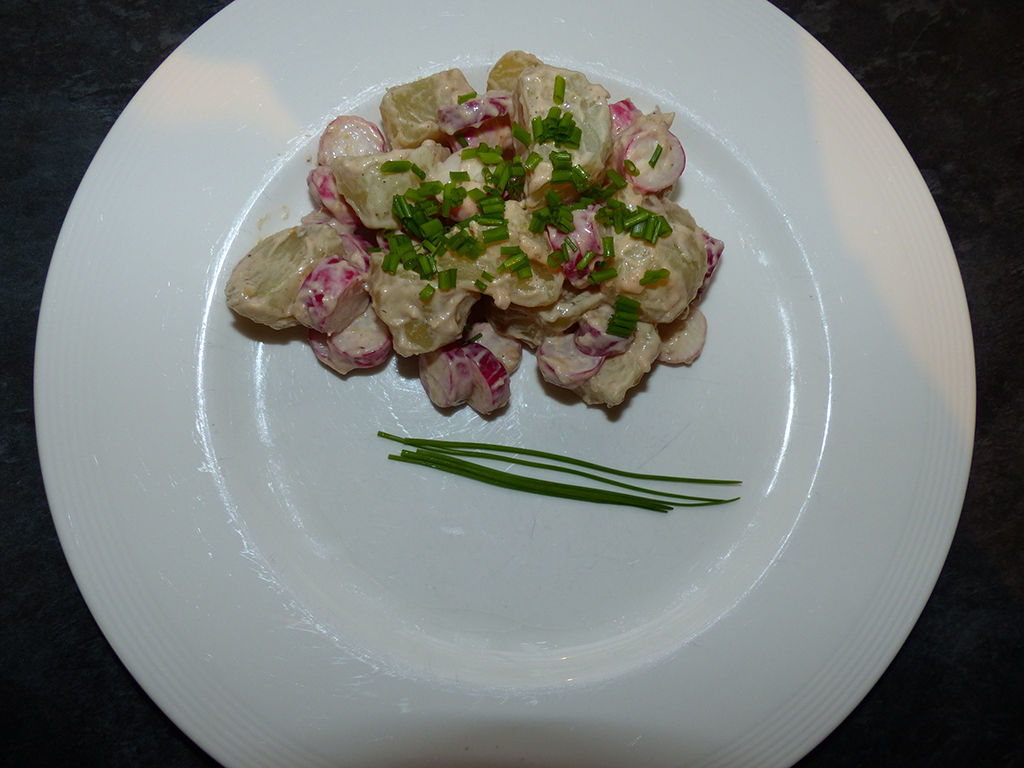 Radish and new potato salad