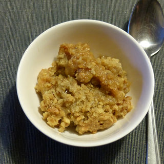 Rhubarb and Apple Crumble