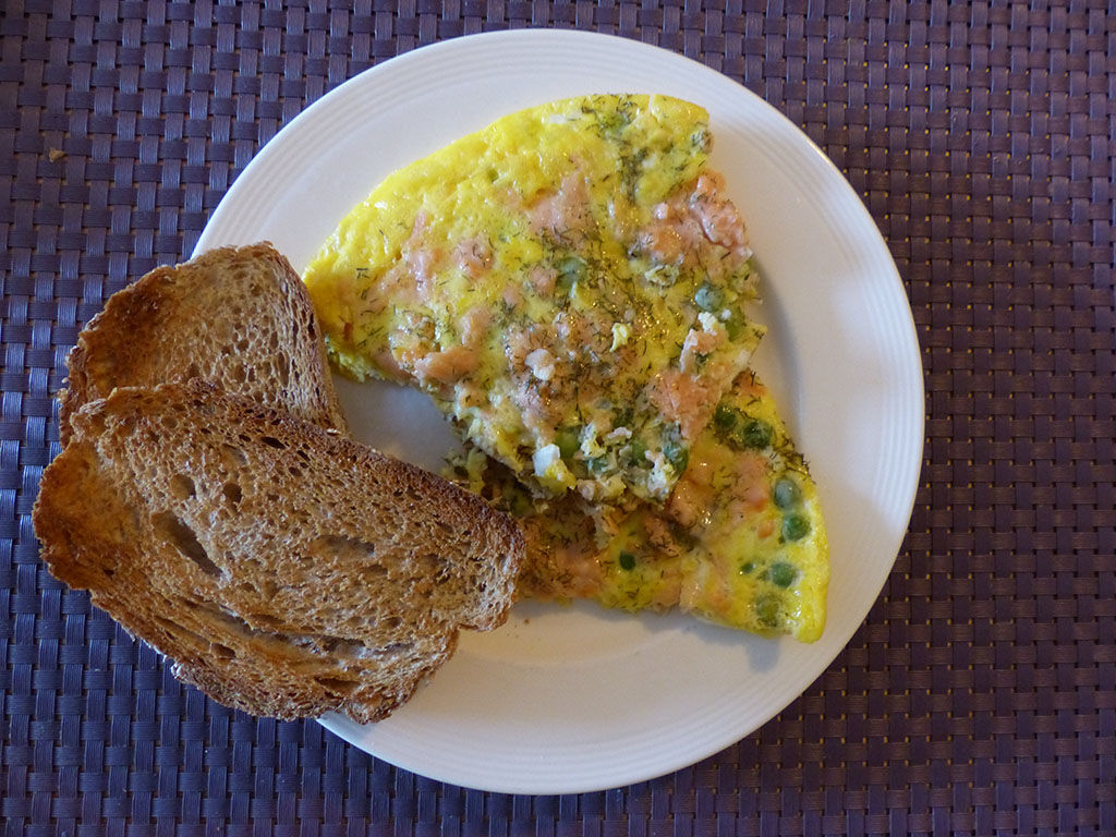 Omelette with Smoked Salmon