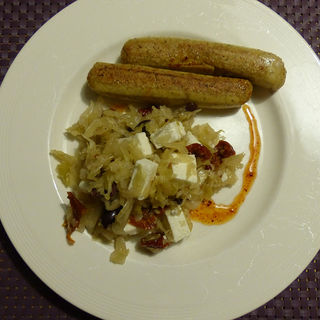 Salad with sauerkraut