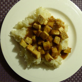 Sauerkraut with tofu