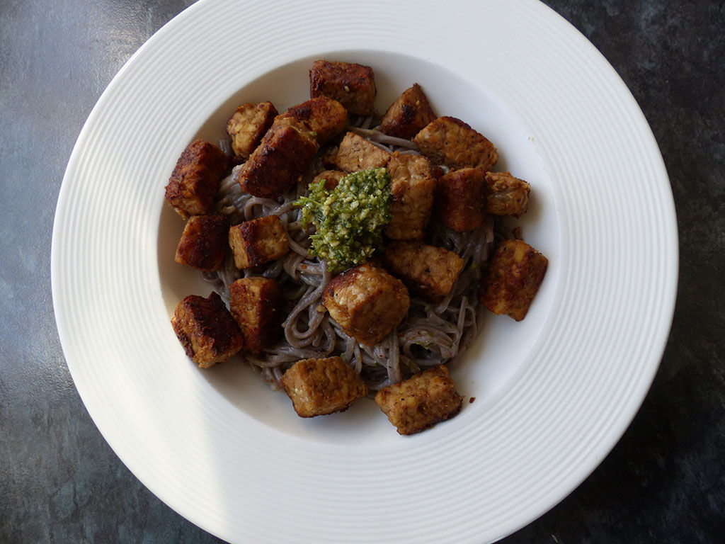 Tempeh with Noodles