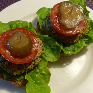 Tofu Burger with nori