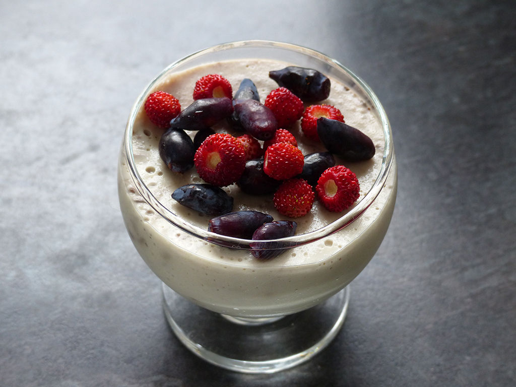 Vegan Panna Cotta with White Chocolate