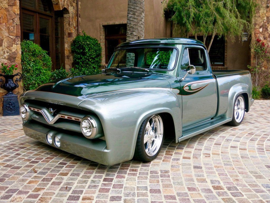 RARE 1954 Ford F 100 Restomod Custom Show Winner Magazine Car