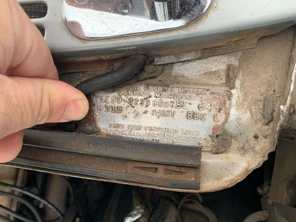 1959 Oldsmobile Dynamic 88 Flat Top 4 door Low Mileage Original Paint Survivor