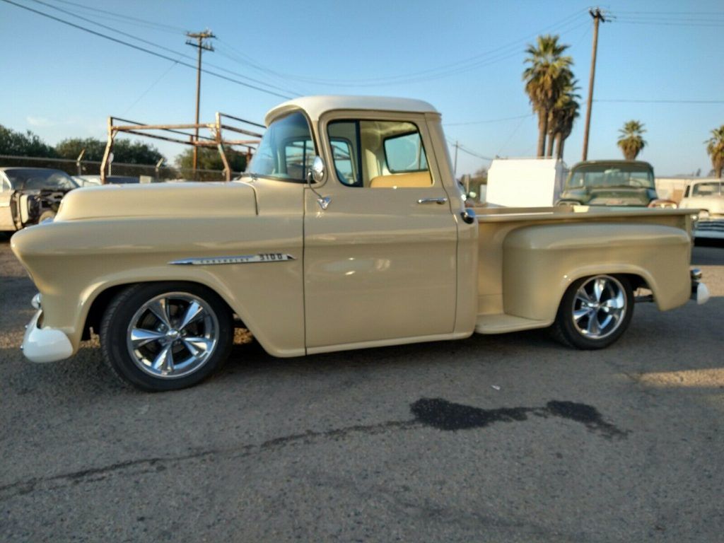 1955 Chevrolet Short bed Pickup Chevy Custom 3100 1/2 ton