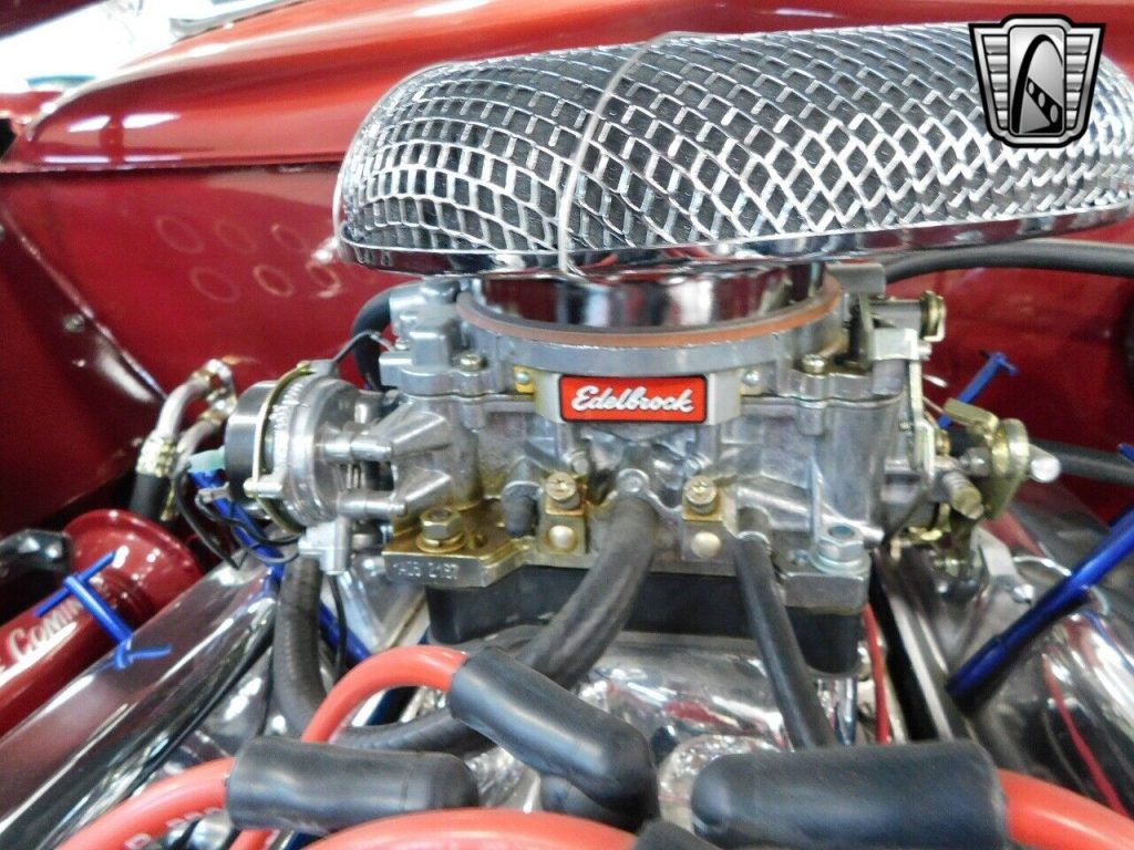 Pearl White / Maroon 1950 Ford Custom 302 CID V8 4 Speed auto w/ Overdrive Auto