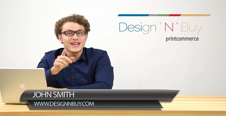DesignNBuy Printcommerce Product Launch Spokesperson Video
