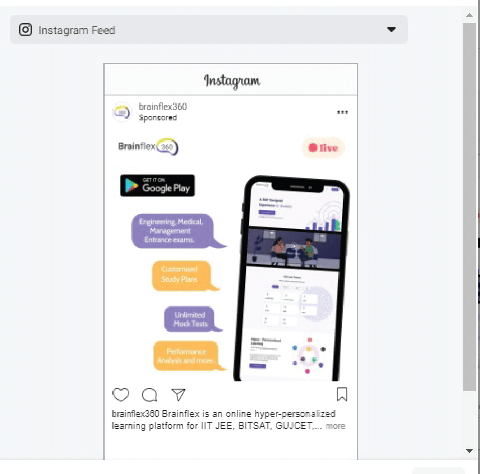 Brainflex_Instagram_page_campaign