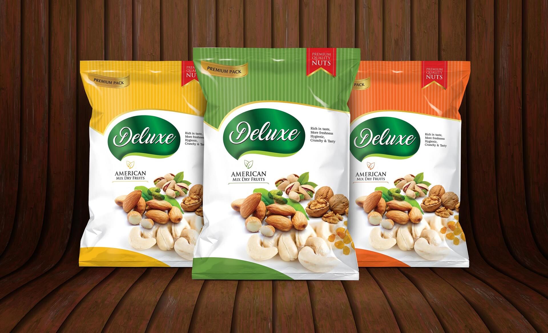 dry fruits packaging design