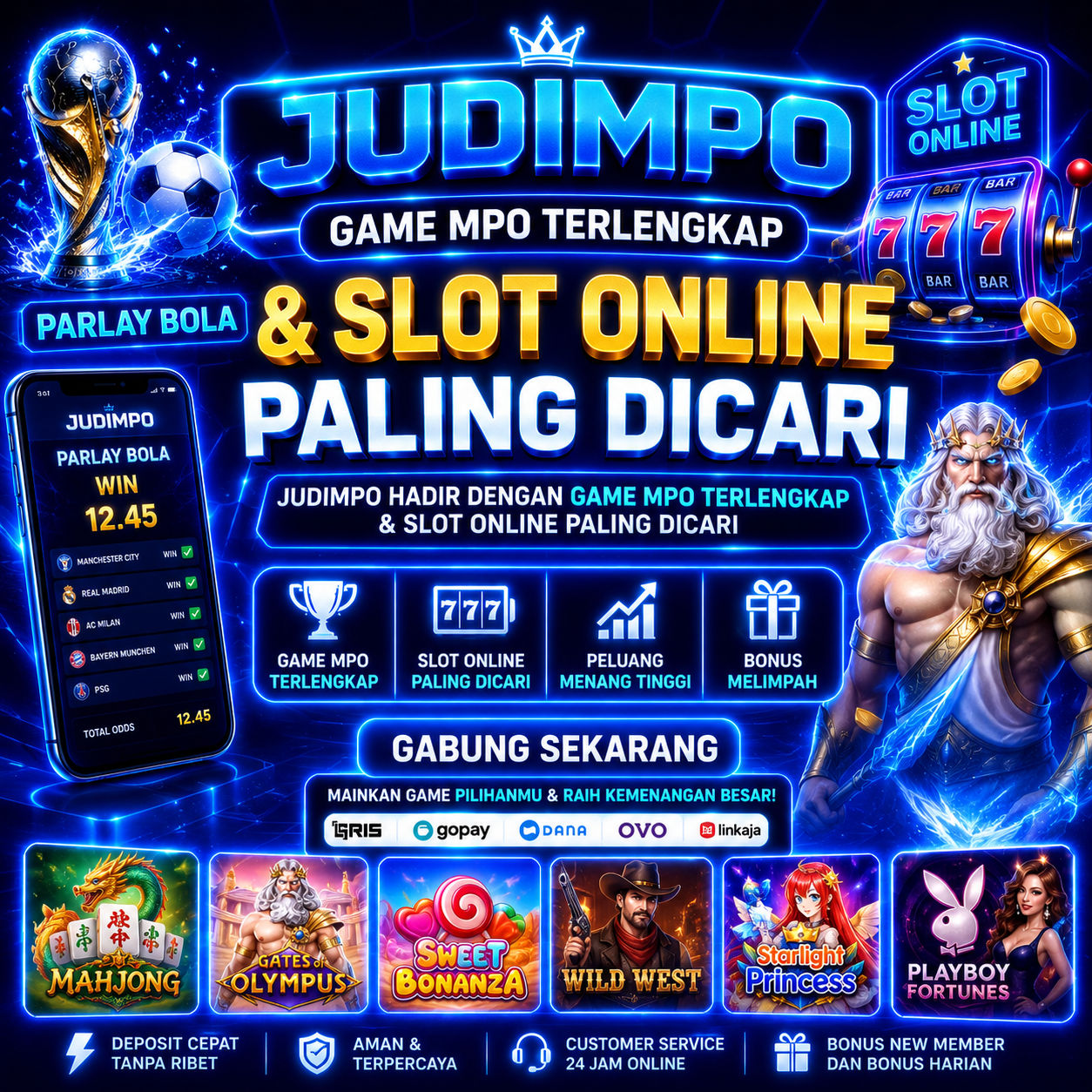 Slot Gacor 2026 & Parlay Bola Winrate Tinggi