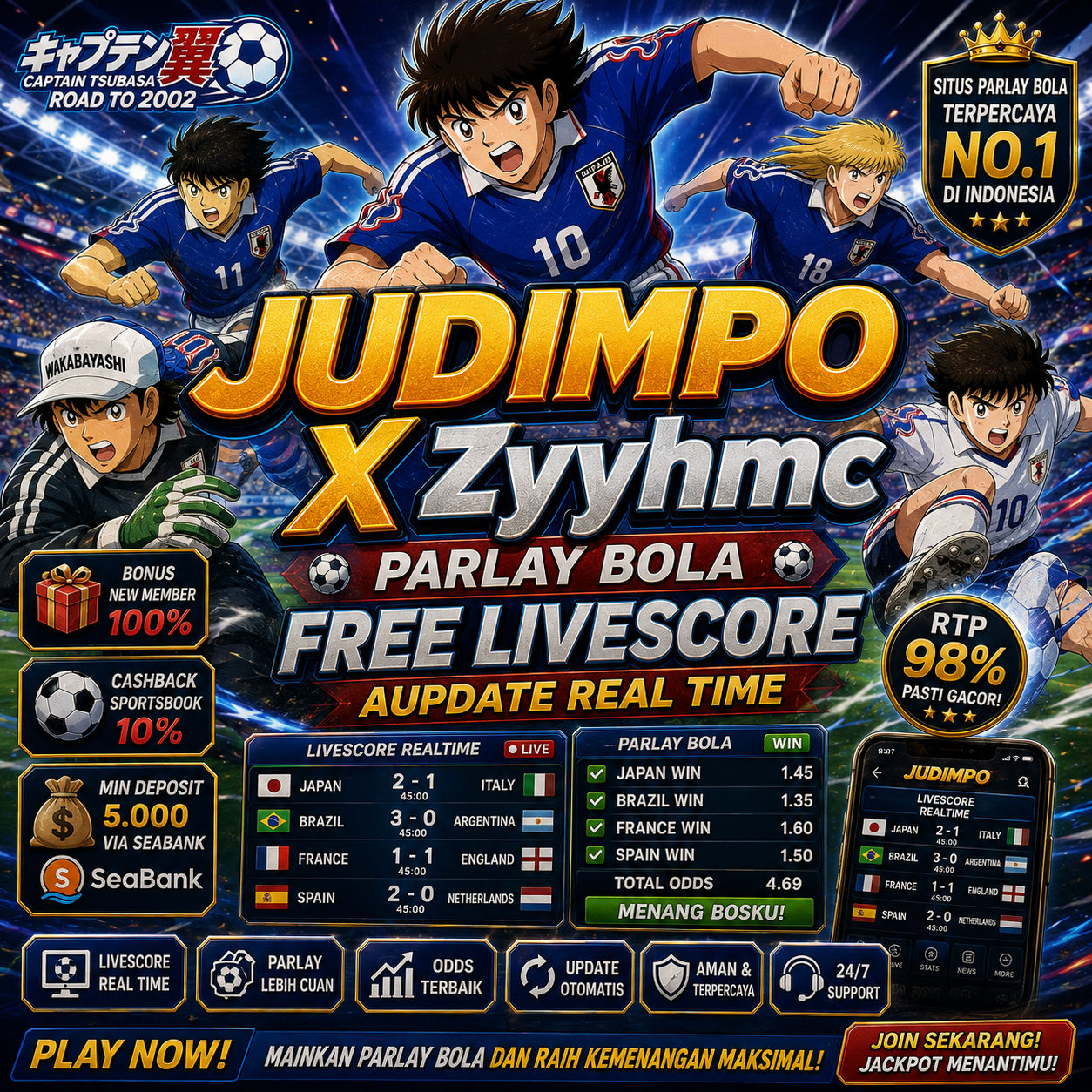 JUDIMPO X Zyyhmc Parlay Bola Free LiveScore Aupdate Real Time