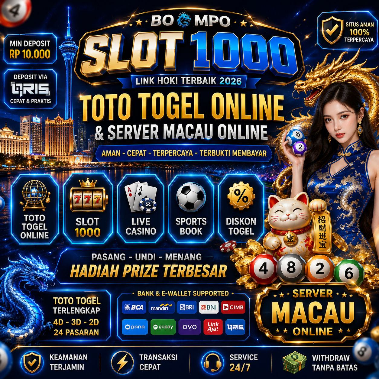 Slot Gacor 2026 & Parlay Bola Winrate Tinggi