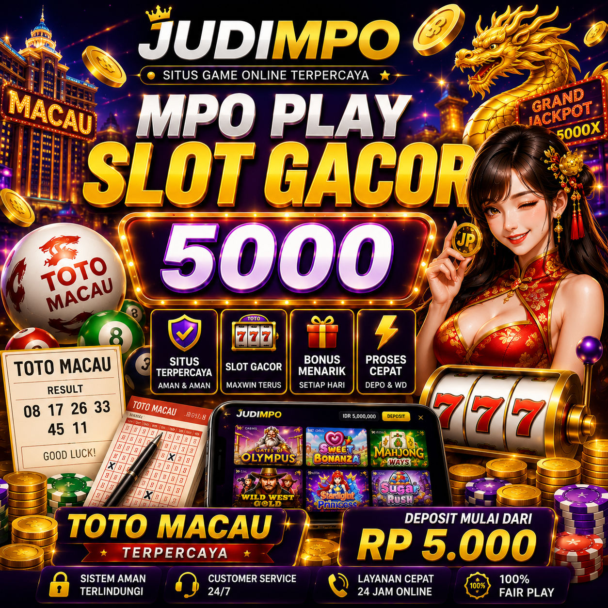 Judimpo: Slot 1000 Server MPO dengan Game MPO Terlengkap