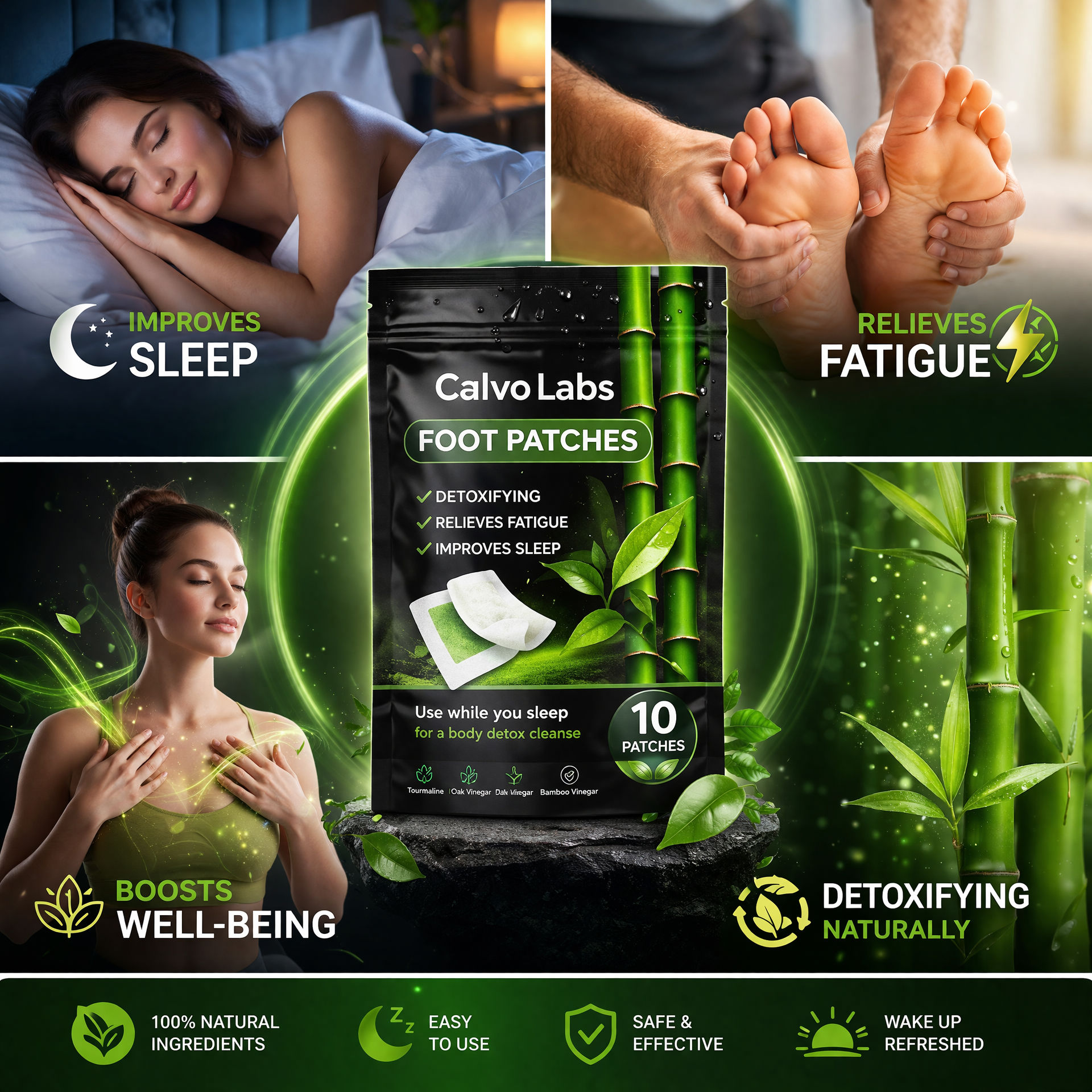 Calvo Labs Detox Foot Patches Benefits