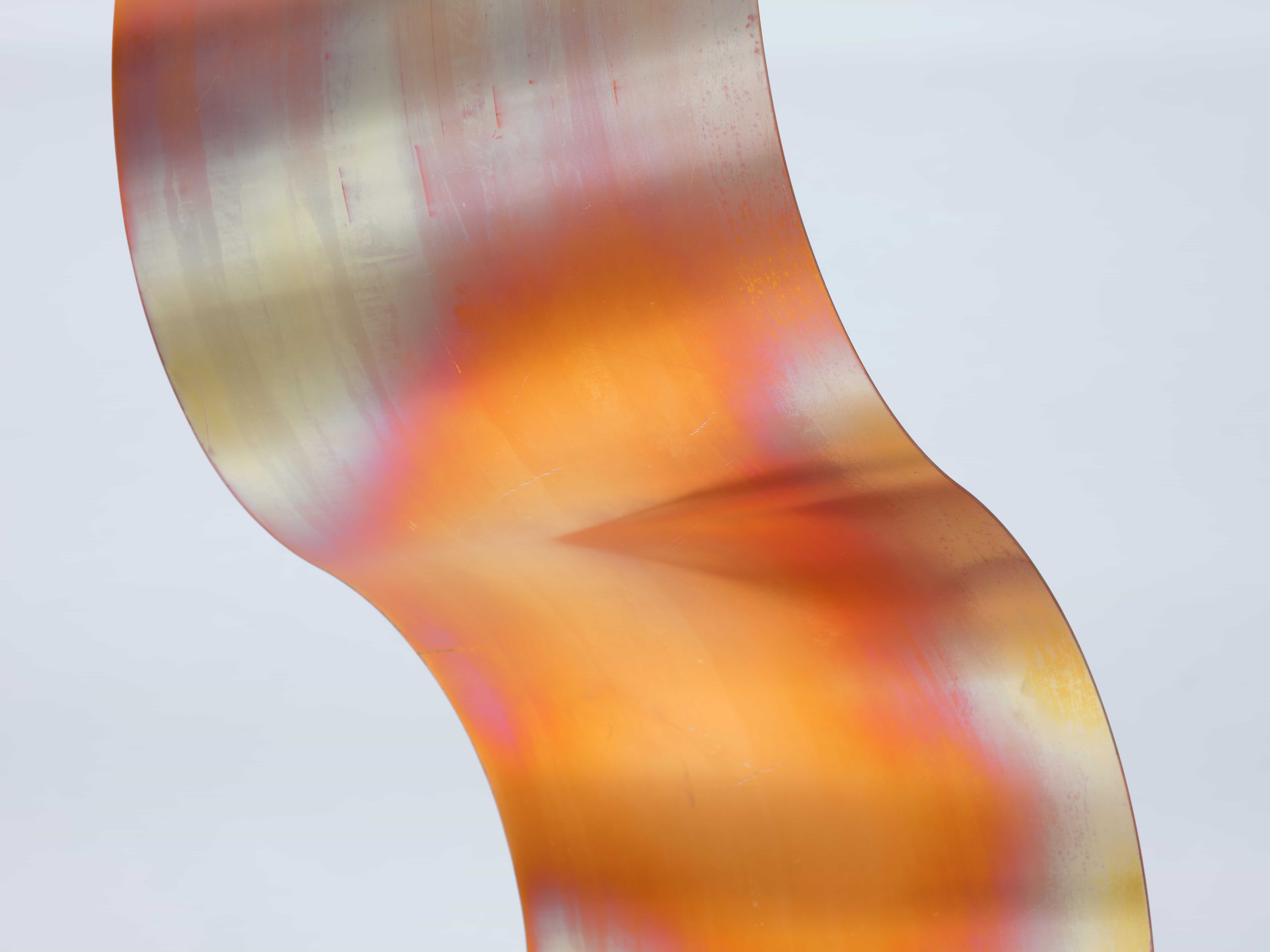 Close up of sculpture 'A Fold - Standing in a Room'