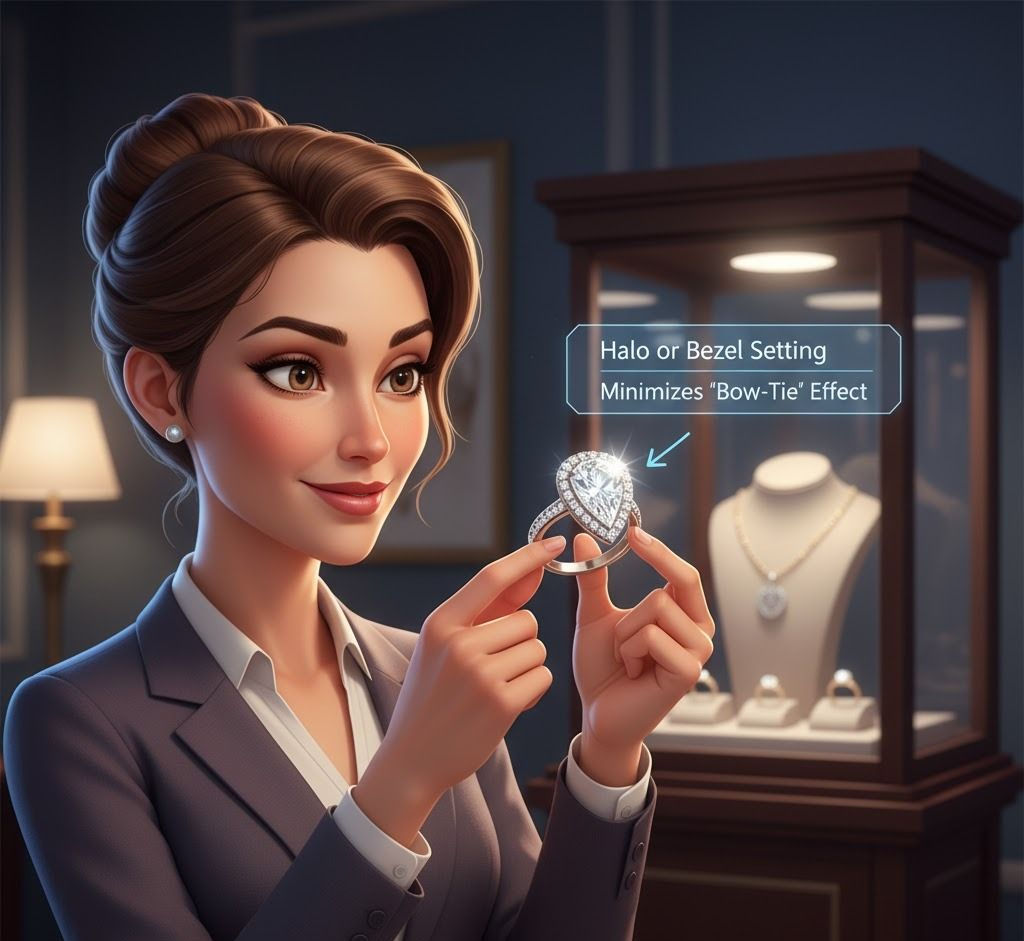 Pear-Shaped Engagement Ring