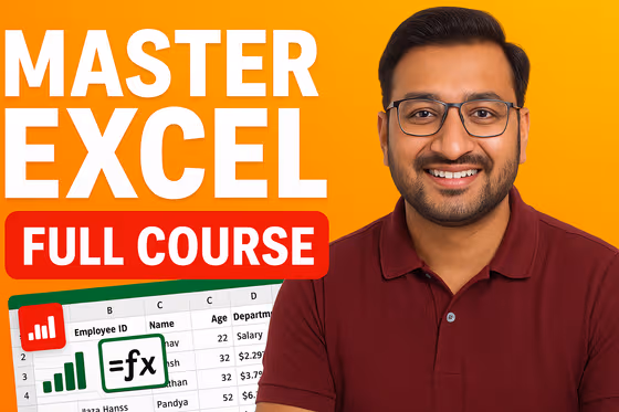 Excel Mastery- Full Course
