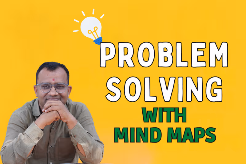 A mind map demonstrating how to break down complex problems effectively