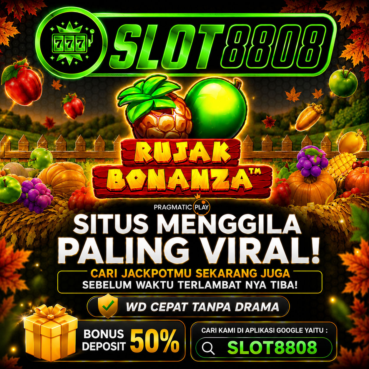 SLOT8808: Rujak Bonanza 1000, Tema Unik dalam Hiburan Digital