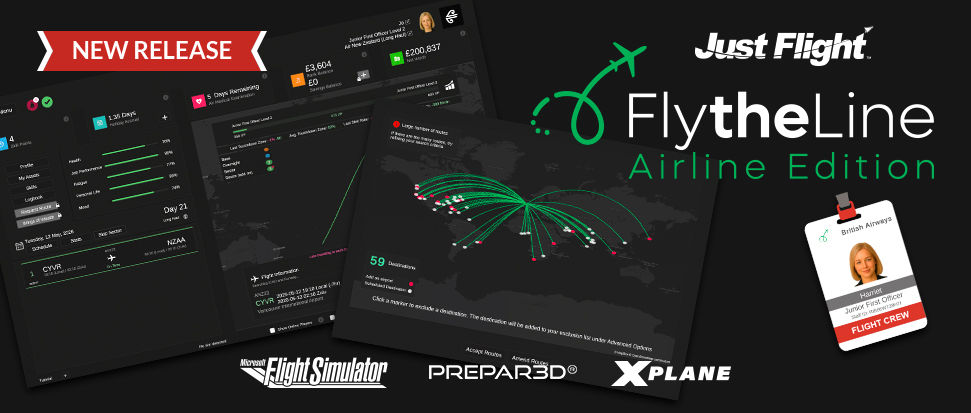 Fly the Line Airline Edition New Release