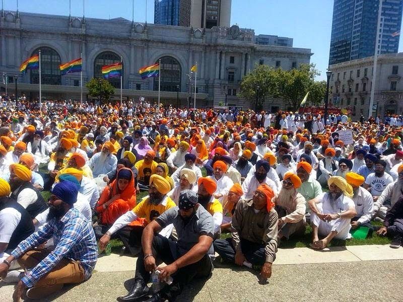San Francisco | Gathering during the operation blue star 1984 memorial Sikh Parade Diljit Dosanjh USA