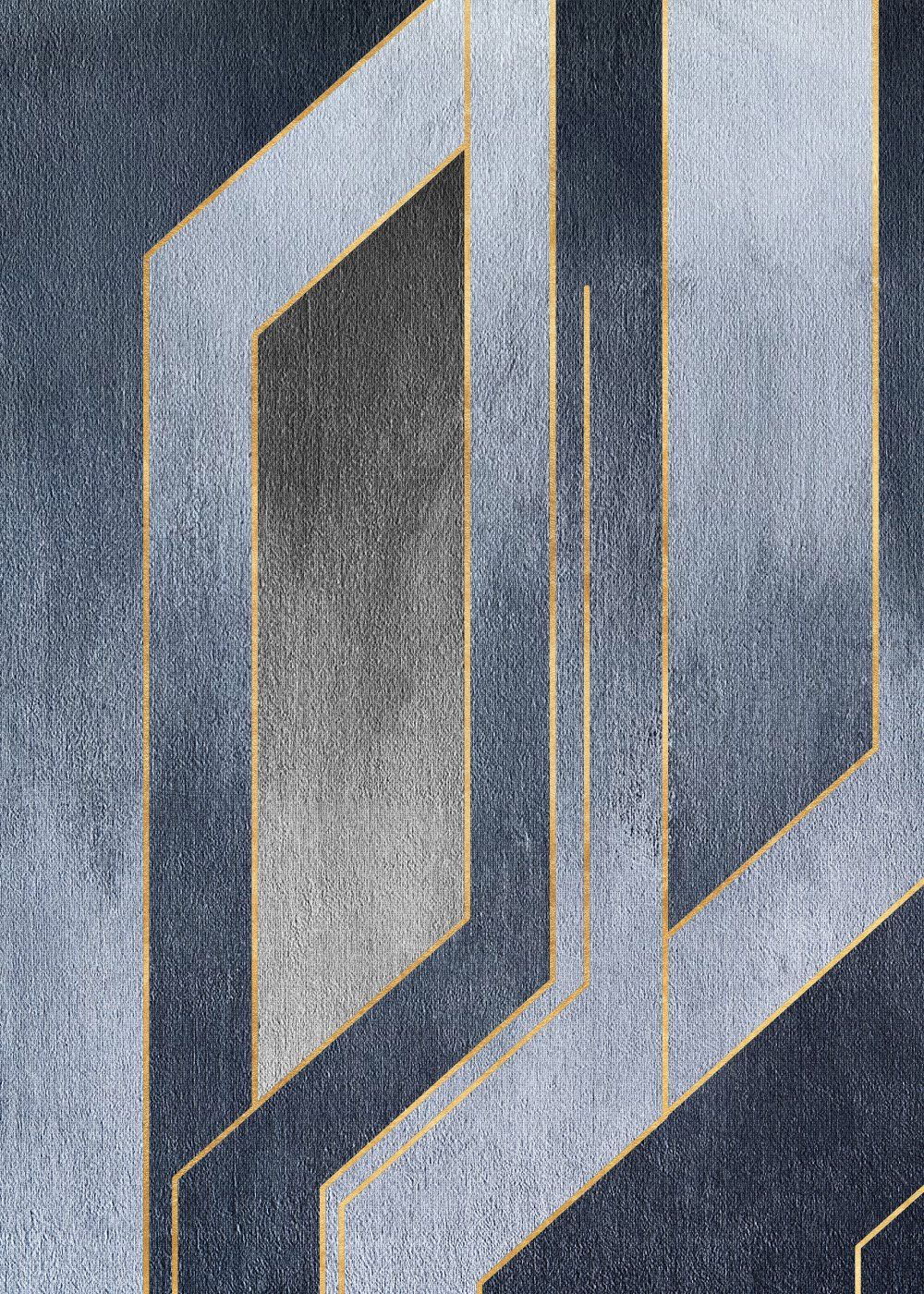 Konten Geometris dengan Garis dan Bentuk