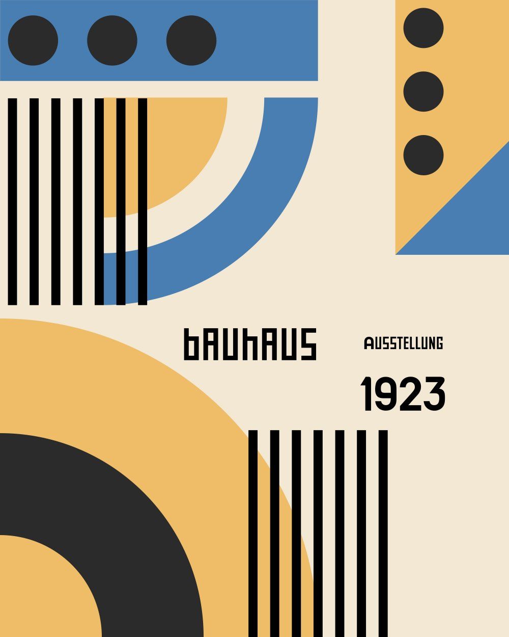 Konten Grafis Bauhaus 1923