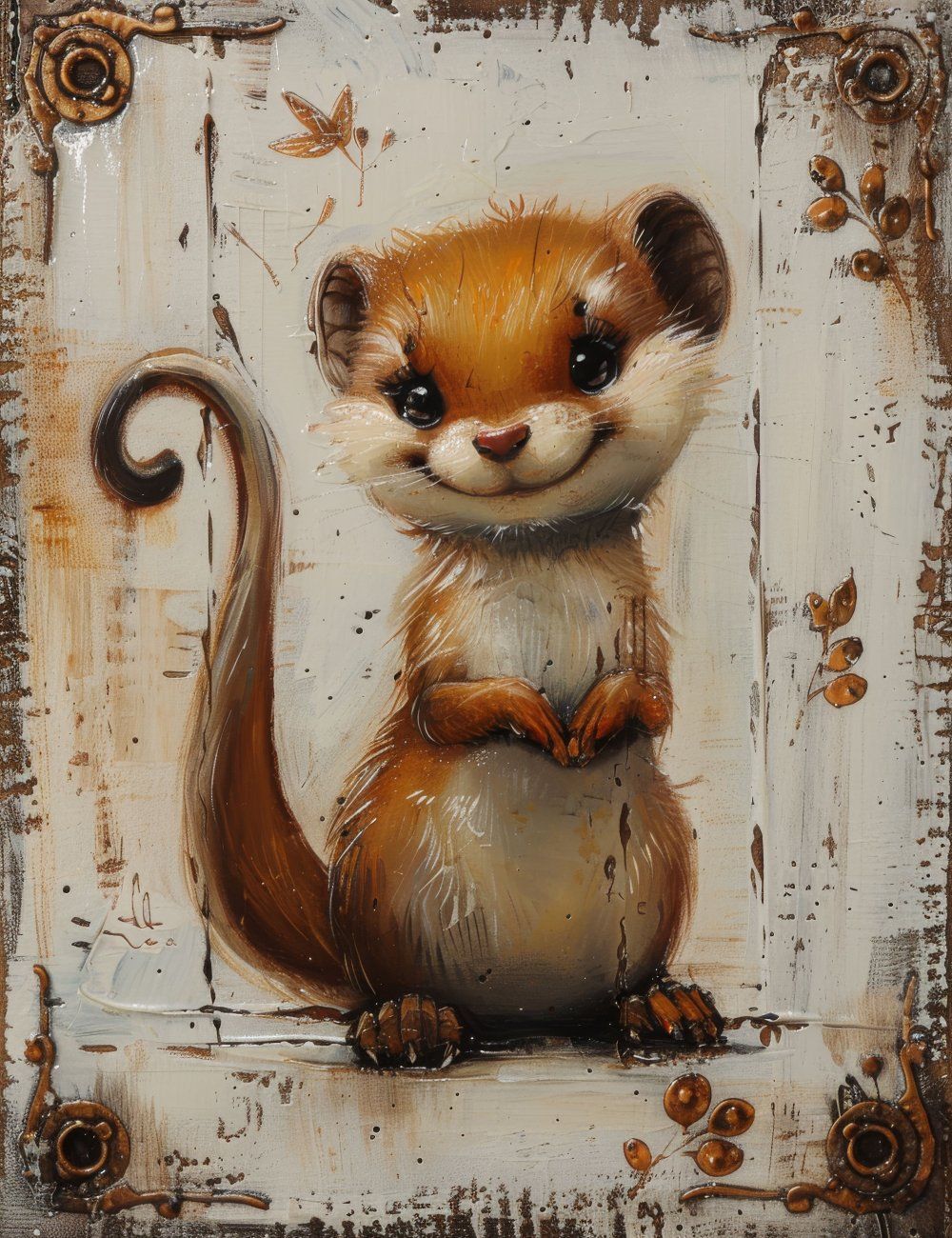 Konten Mouse On A Wooden Surface