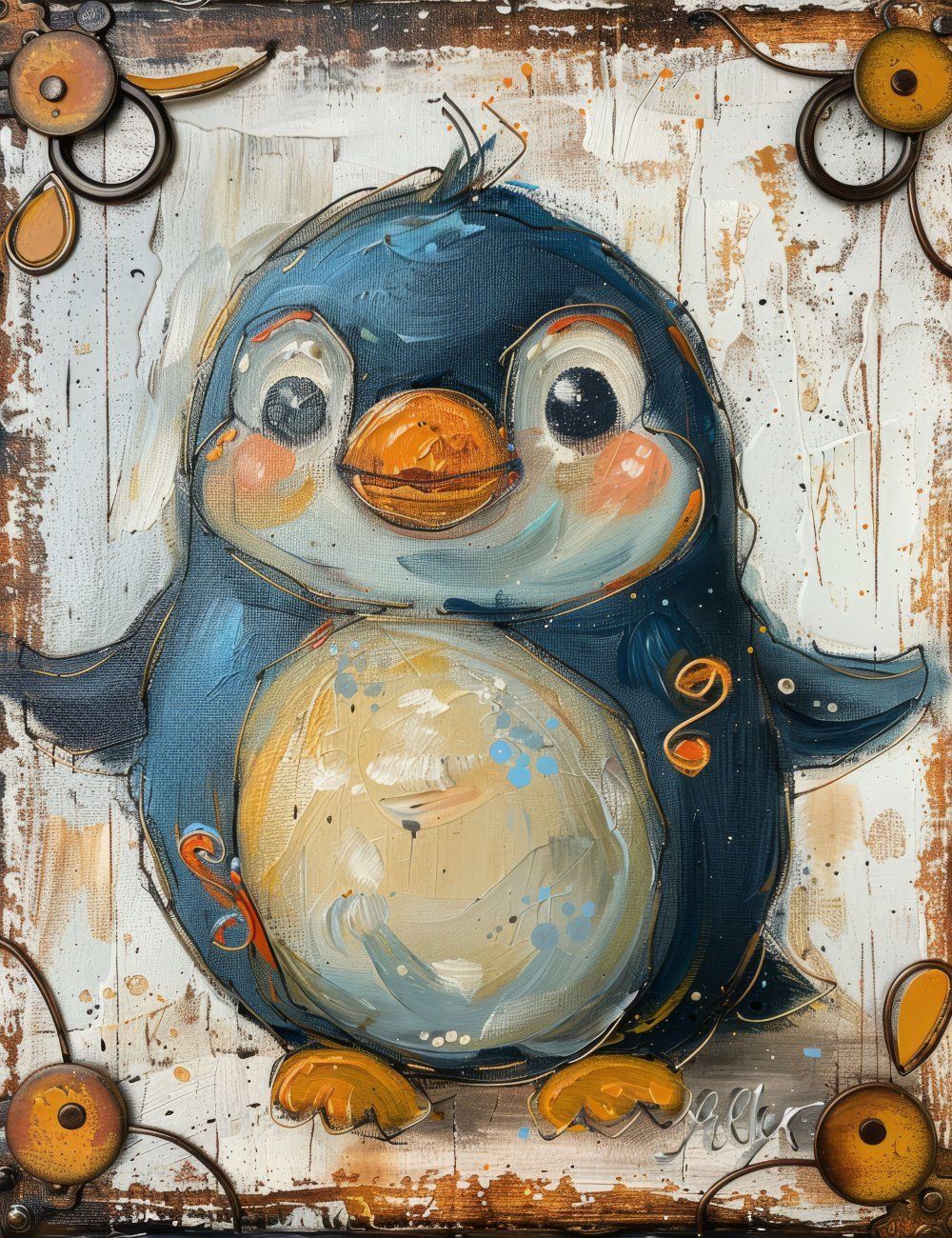 Konten Penguin Kerengan Belly Besar