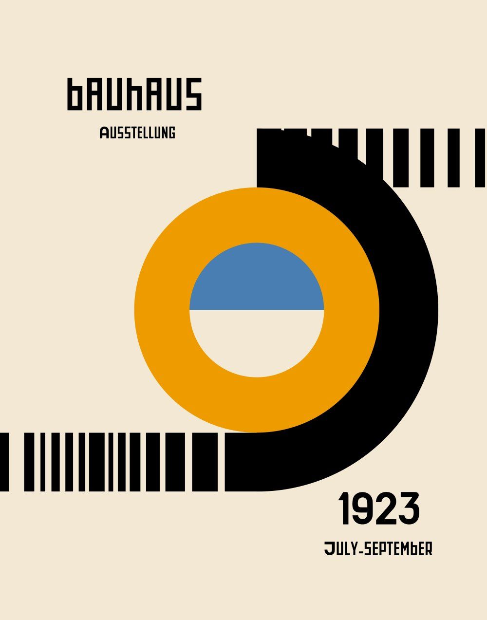 Konten Poster Bauhaus 1400 Plus 11X14 Inch