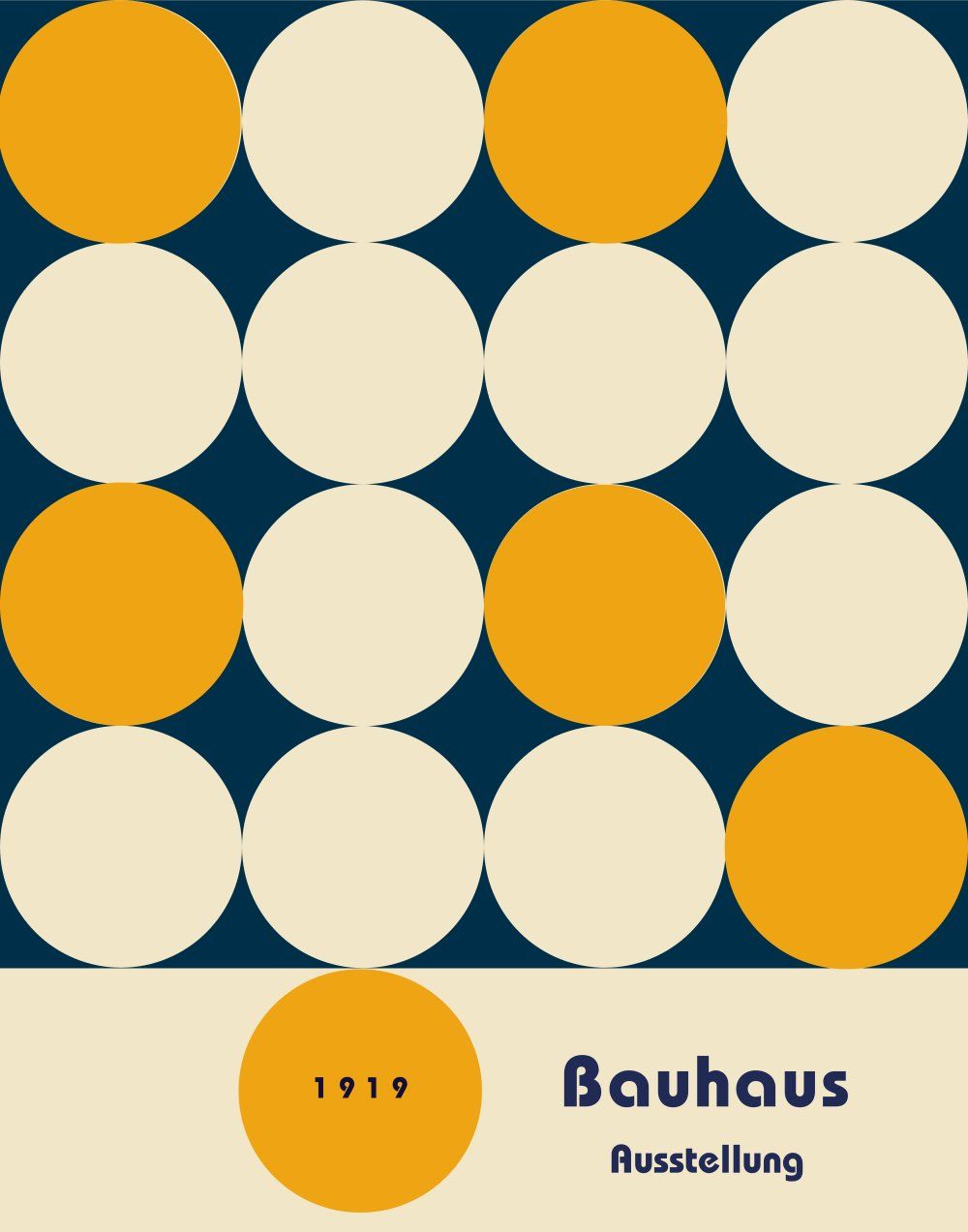 Konten Poster Bauhaus 1919 Austrien