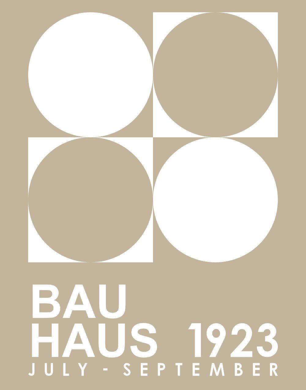 Konten Poster Bauhaus 1923