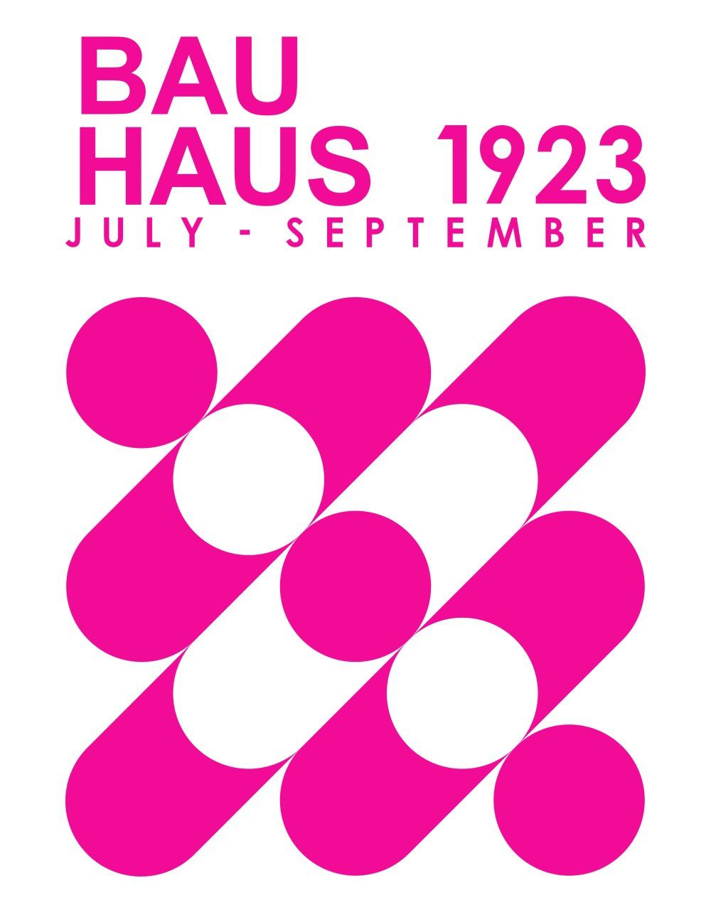 Konten Poster Bauhaus 1923