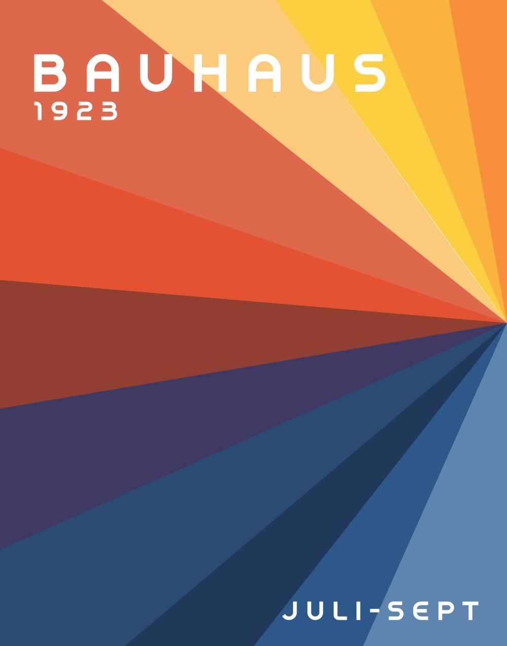 Konten Poster Bauhaus 1923