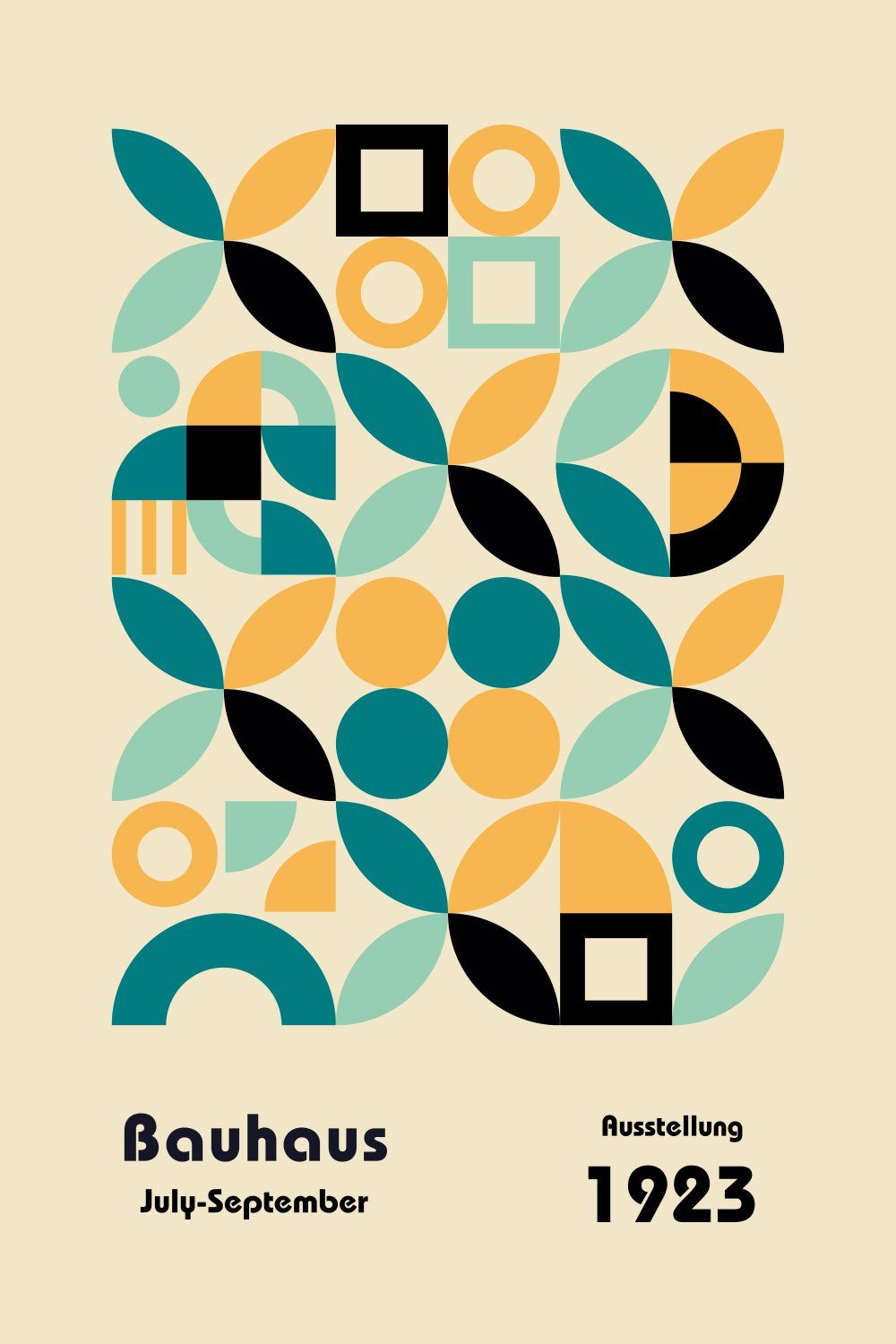 Konten Poster Bauhaus 1923