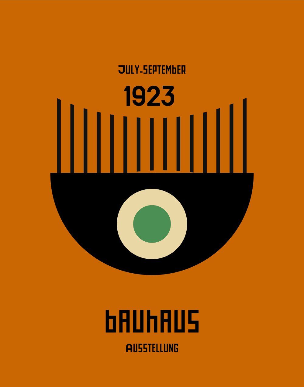 Konten Poster Bauhaus 1923