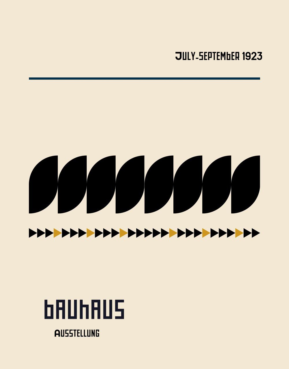 Konten Poster Bauhaus 1923