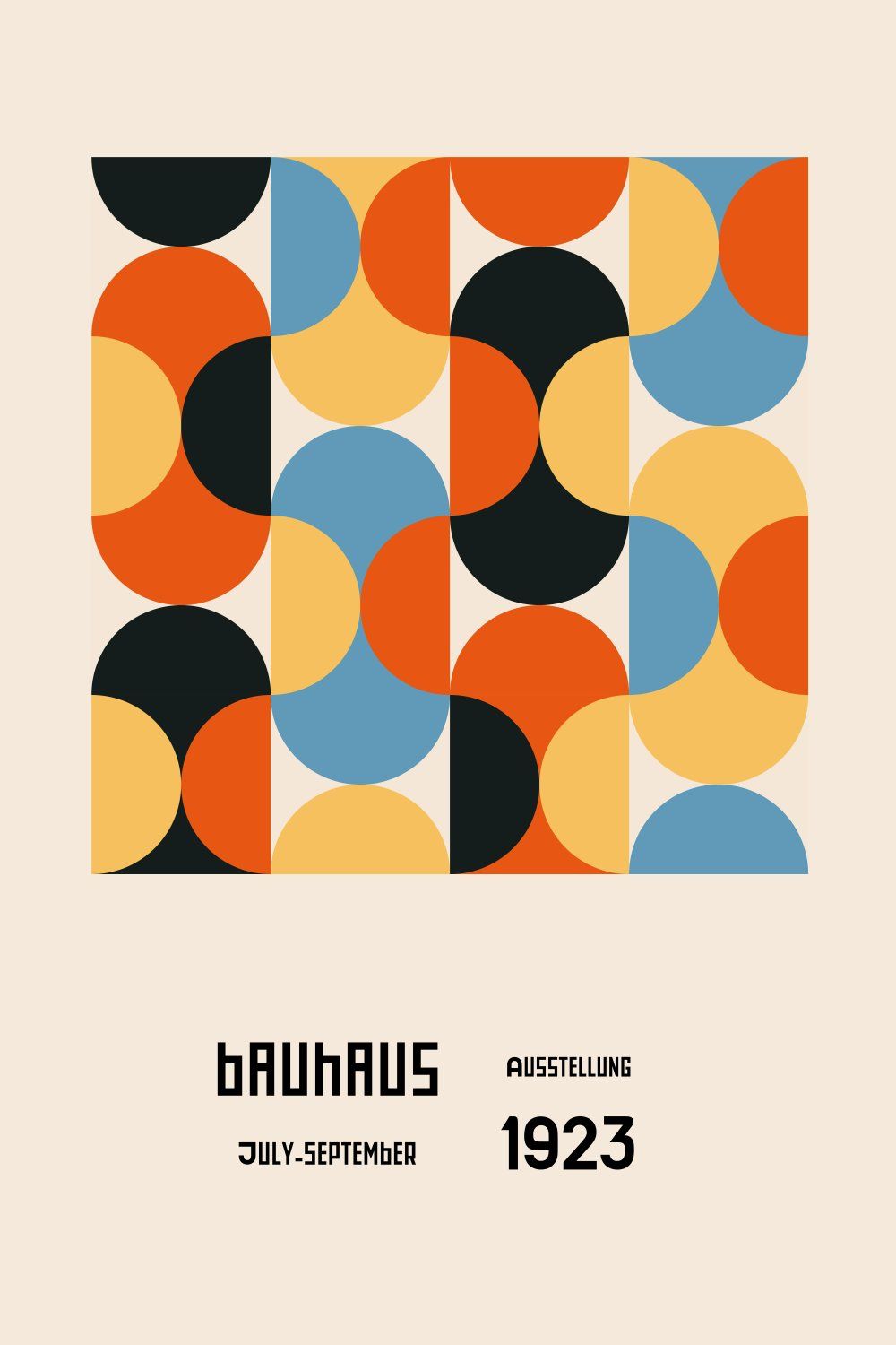 Konten Poster Bauhaus 1923