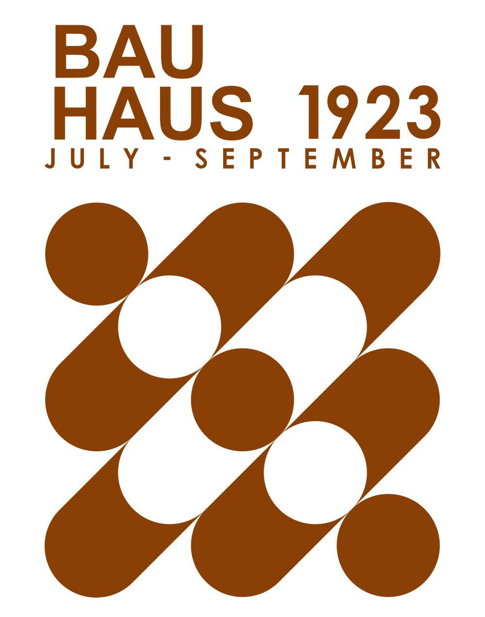 Konten Poster Bauhaus 1923