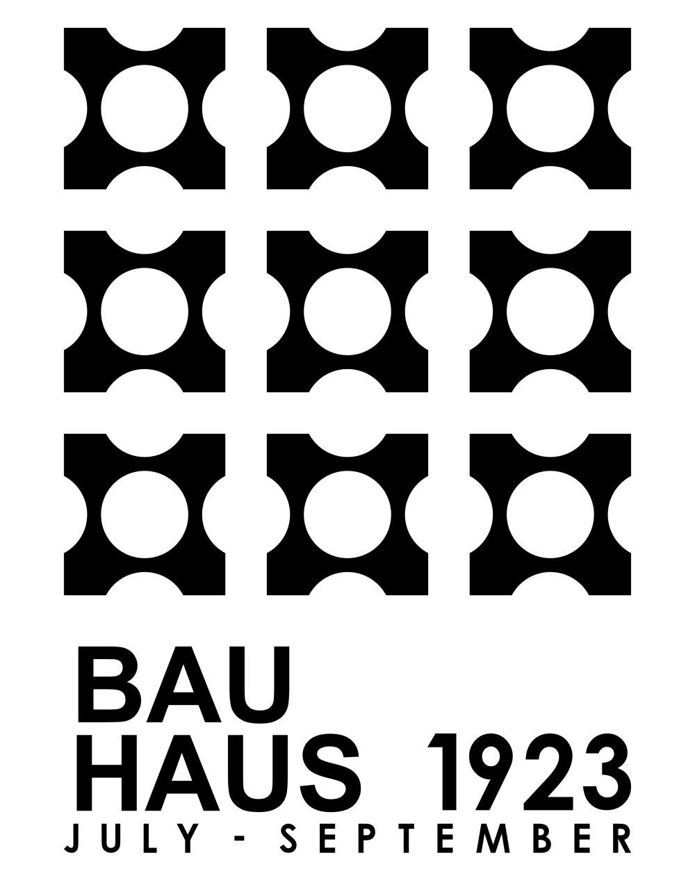 Konten Poster Bauhaus 1923