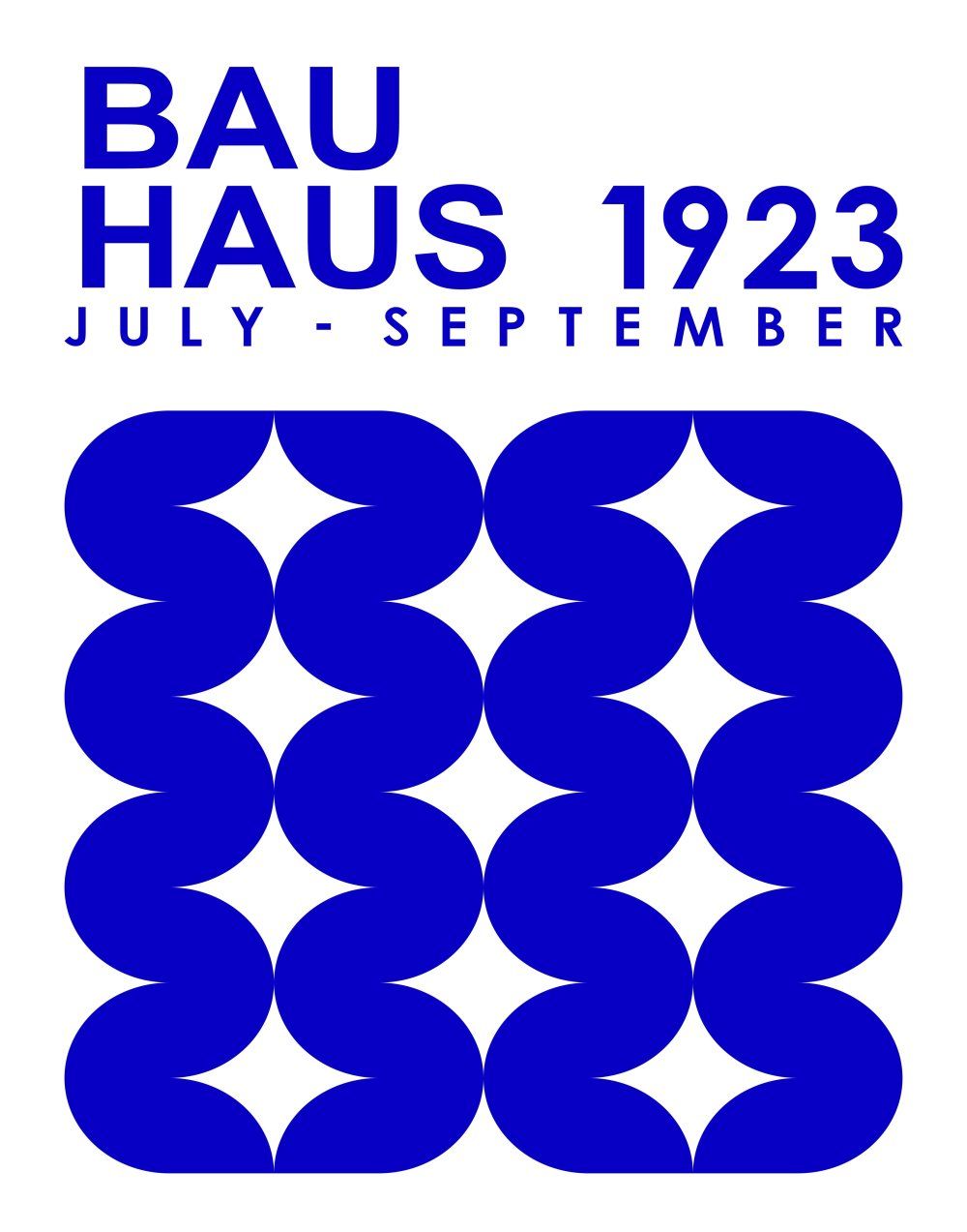 Konten Poster Bauhaus 1923 Juli