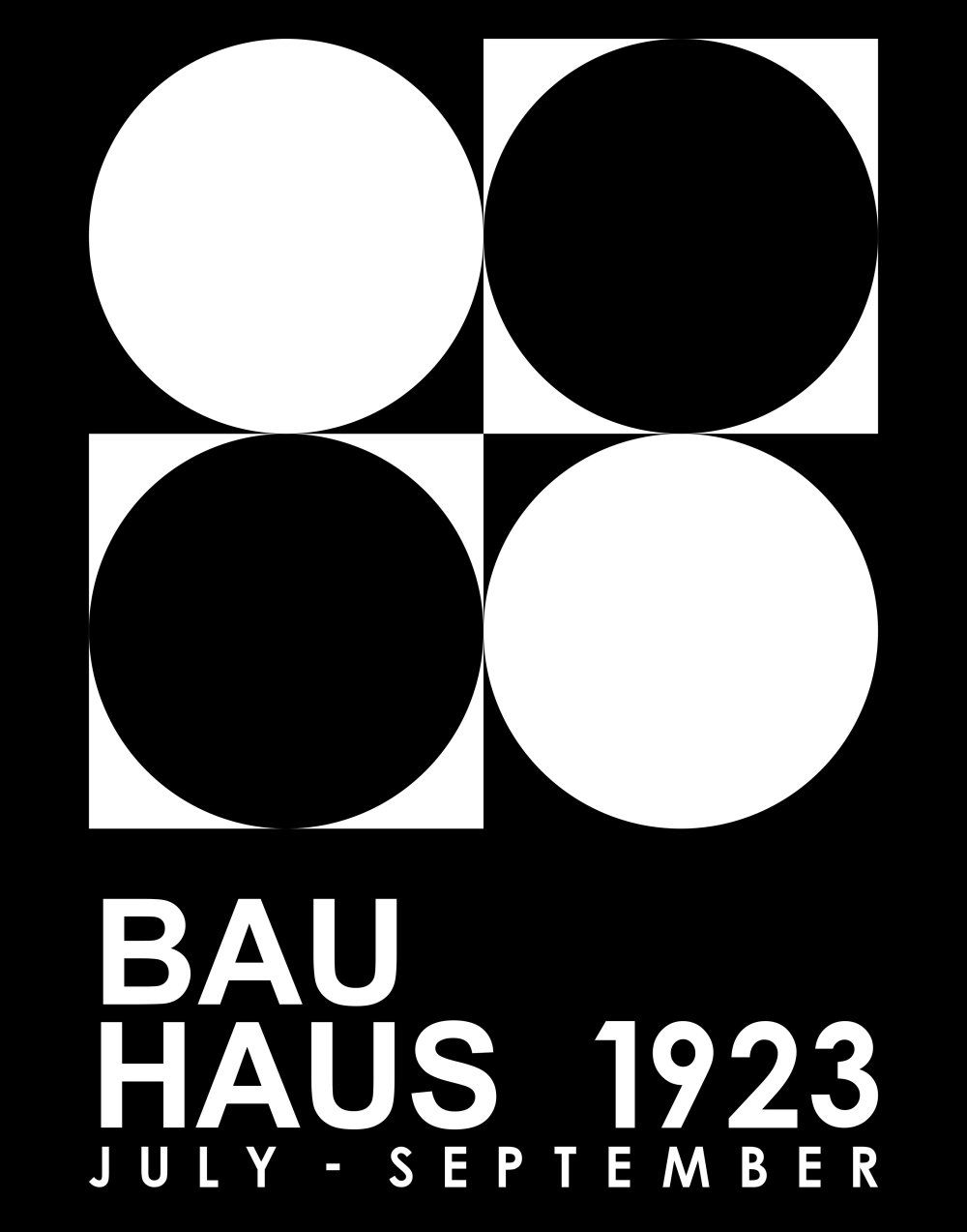 Konten Poster Bauhaus 1923 Juli