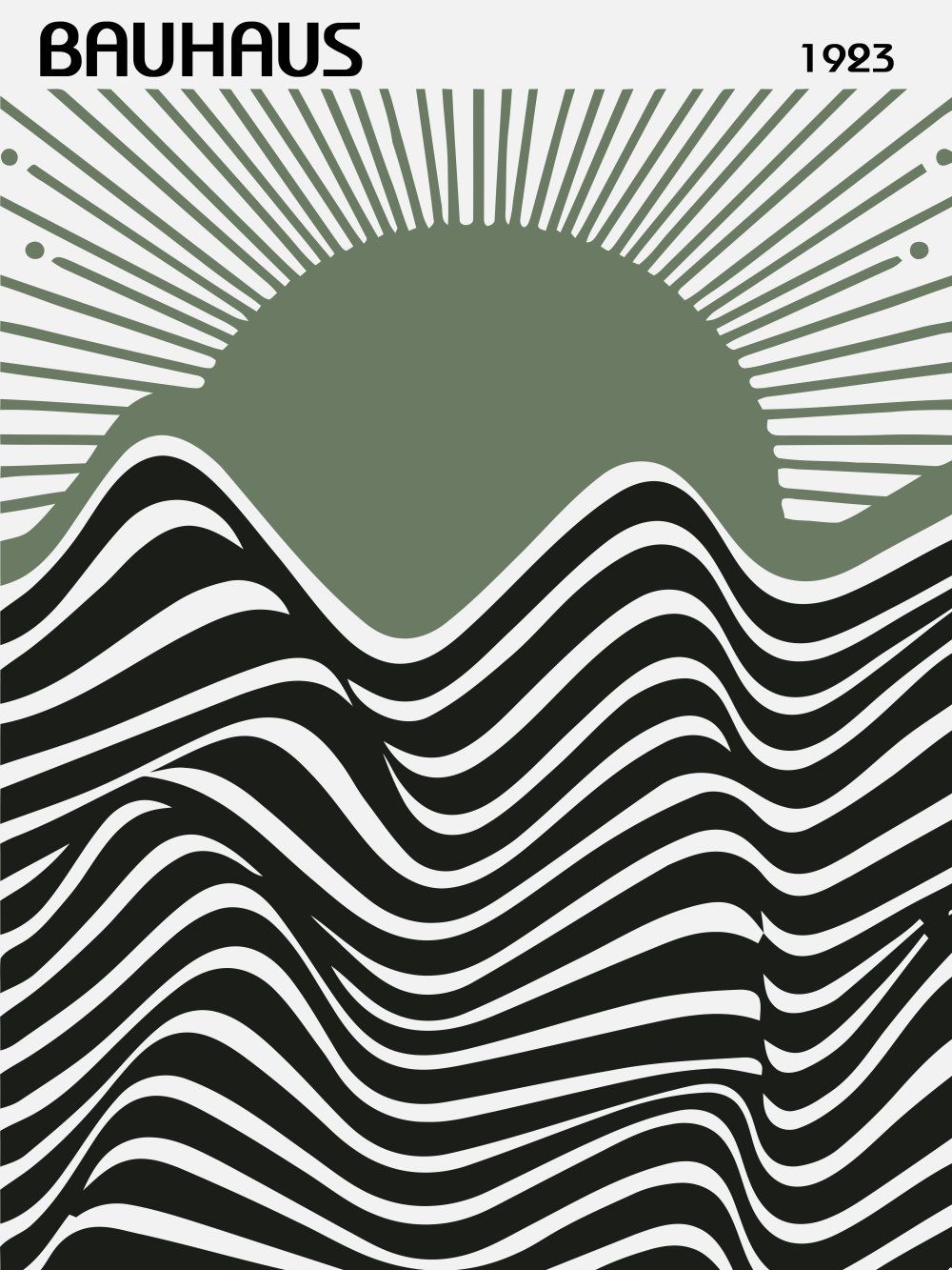 Konten Poster Bauhaus 1932