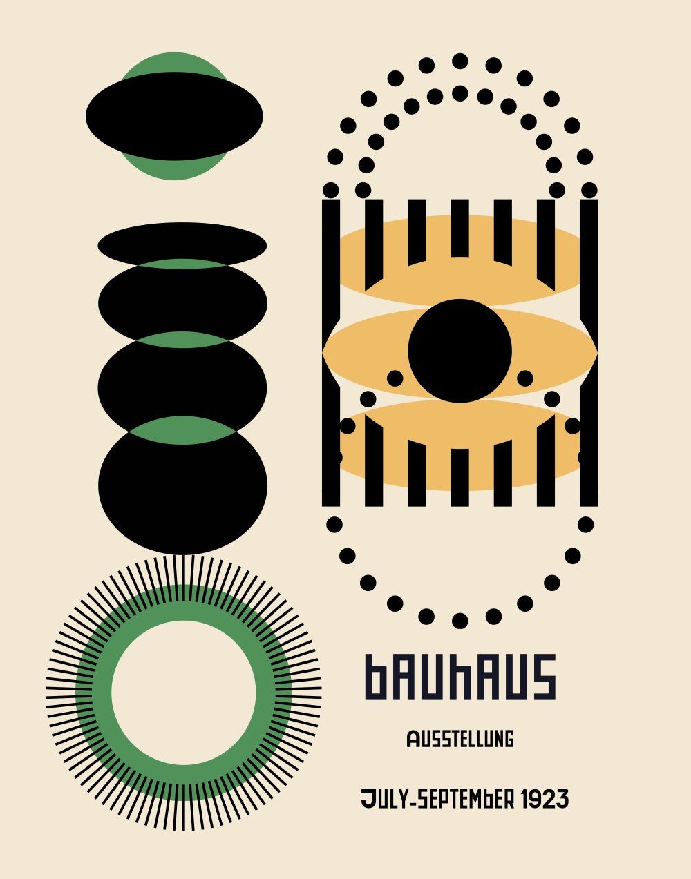 Konten Poster Bauhaus 1983